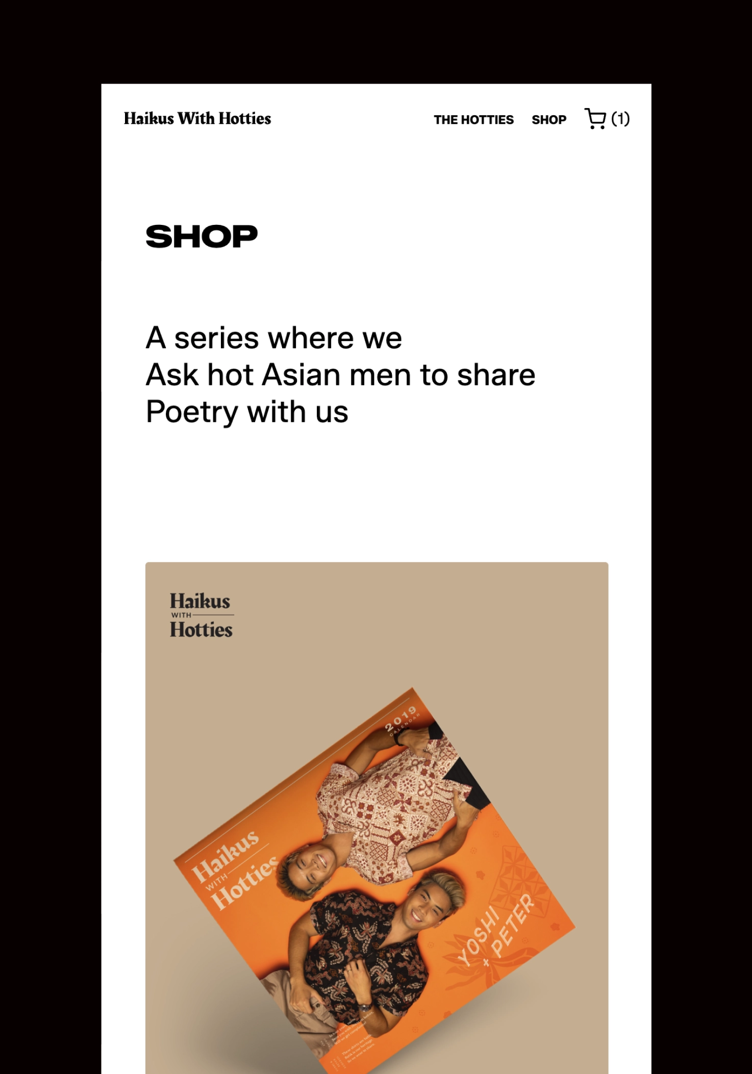 Haikus With Hotties | Amanda Lui