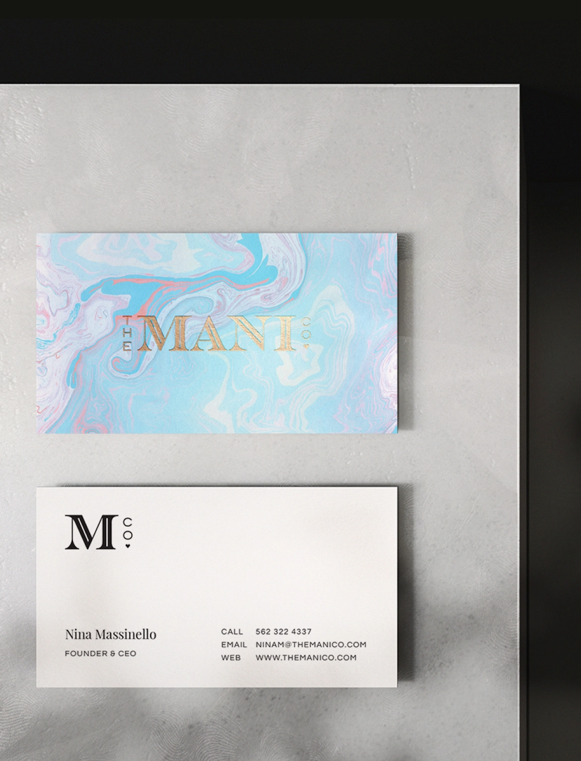 Branding and e-commerce for The Mani Co.