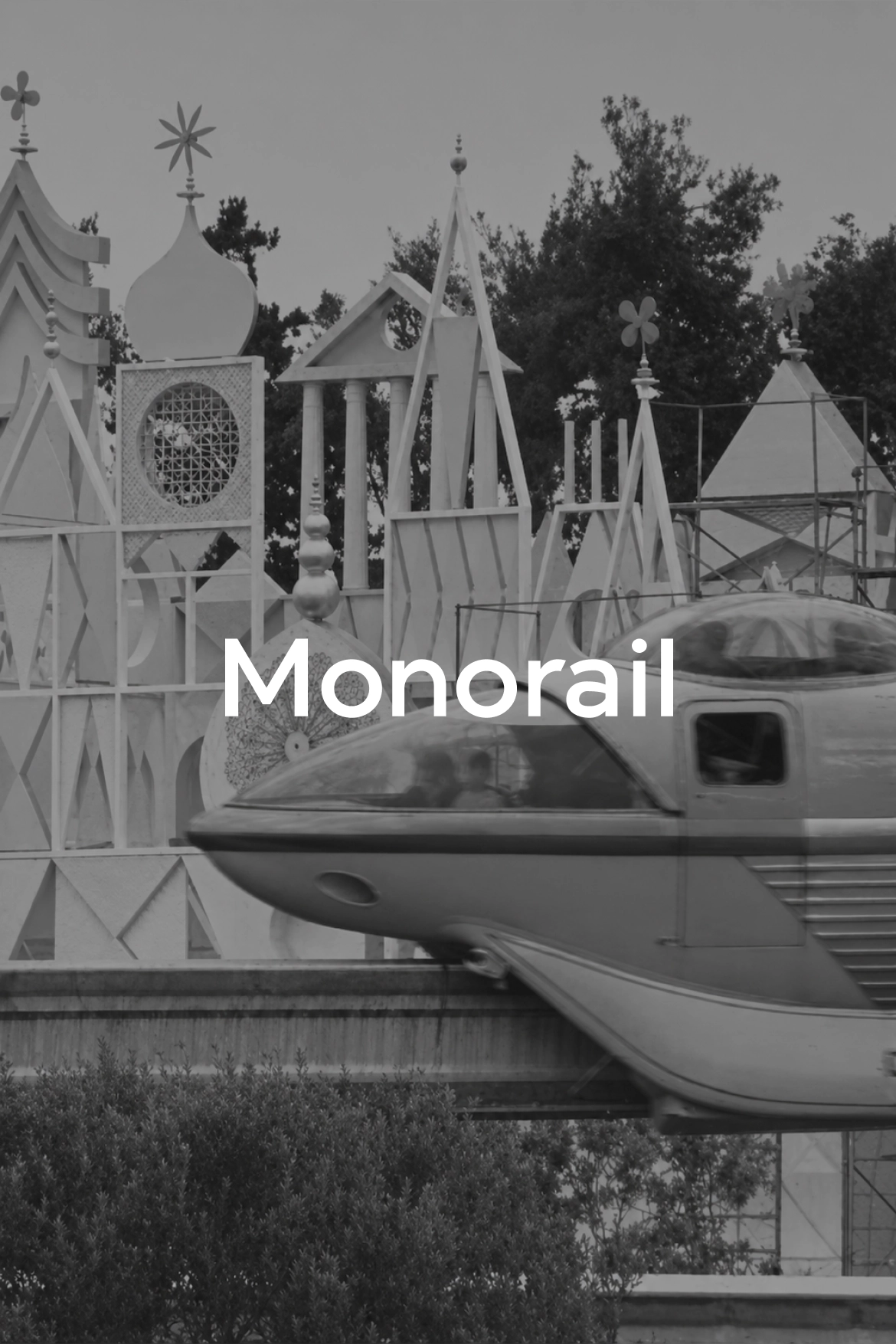 Monorail typeface for The Walt Disney Company
