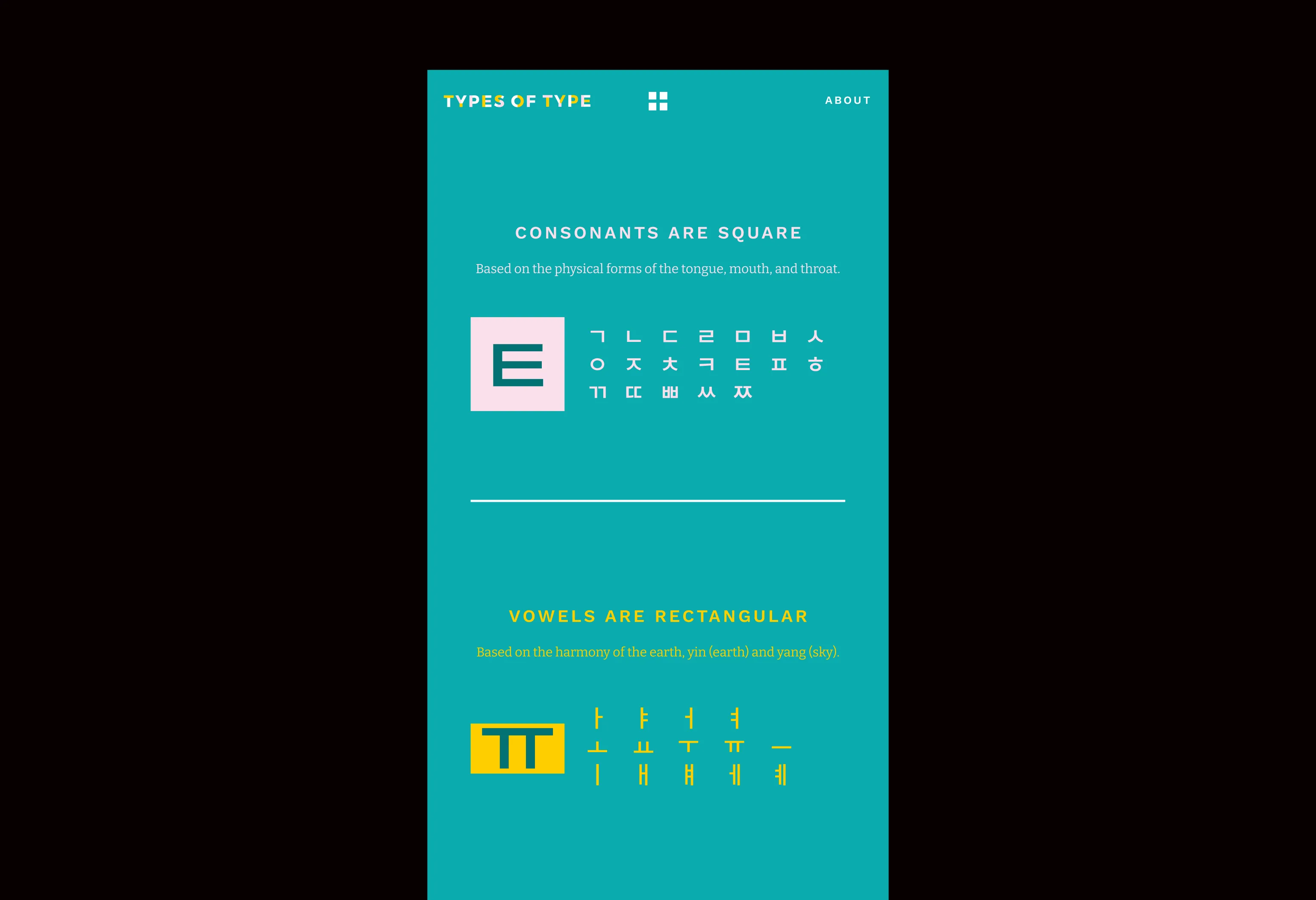 Types of Type | Amanda Lui
