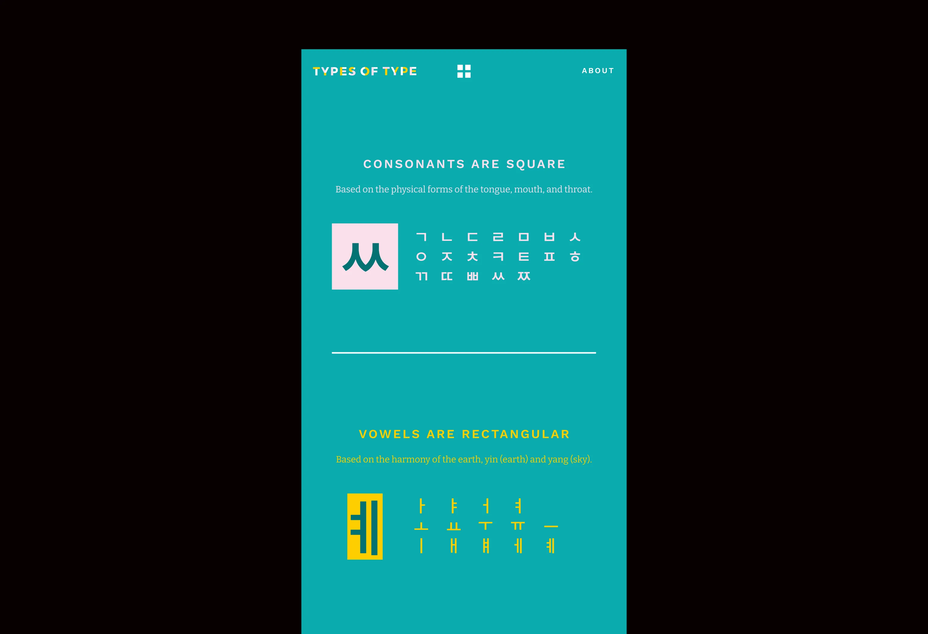 Types of Type | Amanda Lui